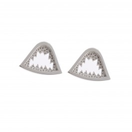 Sharkbite Earrings with Pavé