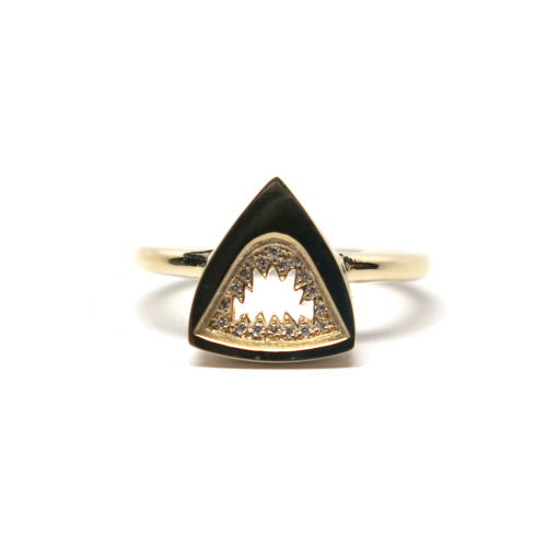 Jawz Ring with Diamond Pavé